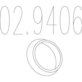 Уплотнительное кольцо, труба выхлопного газа MTS купить