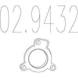 Прокладка, труба выхлопного газа MTS купить