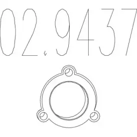 Прокладка, труба выхлопного газа MTS купить