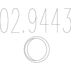 Прокладка, труба выхлопного газа MTS купить