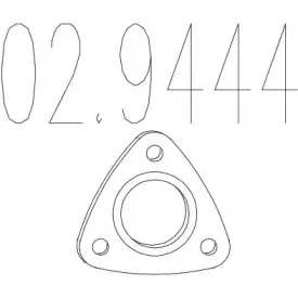 Прокладка, труба выхлопного газа MTS купить