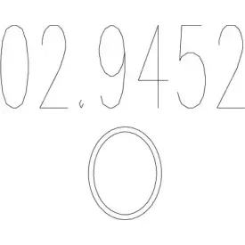 Уплотнительное кольцо, труба выхлопного газа MTS купить