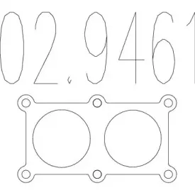 Прокладка, труба выхлопного газа MTS купить