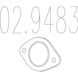 Прокладка, труба выхлопного газа MTS купить