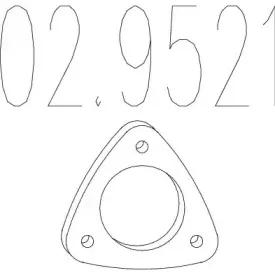 Прокладка, труба выхлопного газа MTS купить