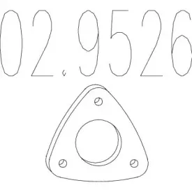 Прокладка, труба выхлопного газа MTS купить