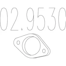 Прокладка, труба выхлопного газа MTS купить