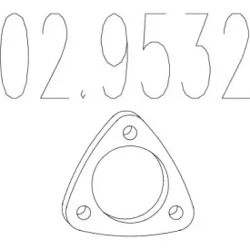 Прокладка, труба выхлопного газа MTS купить
