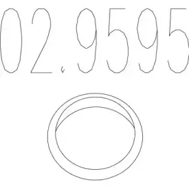 Уплотнительное кольцо, труба выхлопного газа MTS купить