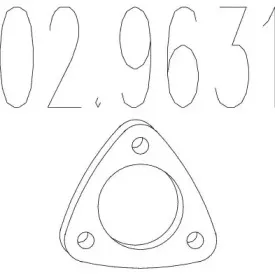 Прокладка, труба выхлопного газа MTS купить