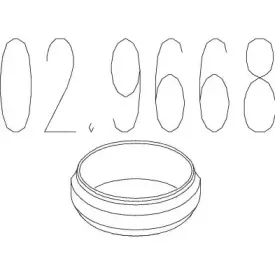 Уплотнительное кольцо, труба выхлопного газа MTS купить