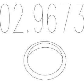 Прокладка, труба выхлопного газа MTS купить