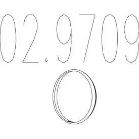 Прокладка, труба выхлопного газа MTS купить