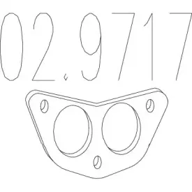 Прокладка, труба выхлопного газа MTS купить