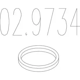 Уплотнительное кольцо, труба выхлопного газа MTS купить