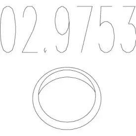 Уплотнительное кольцо, труба выхлопного газа MTS купить