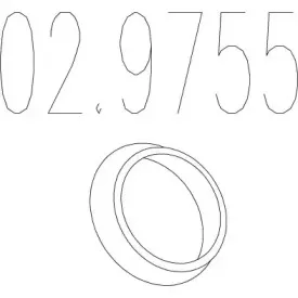 Уплотнительное кольцо, труба выхлопного газа MTS купить