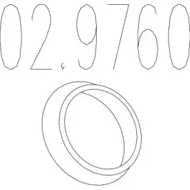 Уплотнительное кольцо, труба выхлопного газа MTS купить