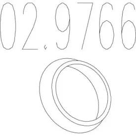 Уплотнительное кольцо, труба выхлопного газа MTS купить