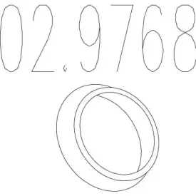 Уплотнительное кольцо, труба выхлопного газа MTS купить