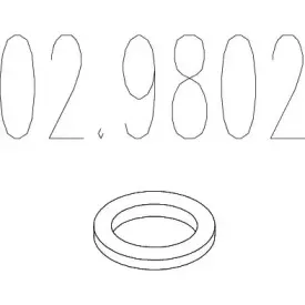 Прокладка, труба выхлопного газа MTS купить