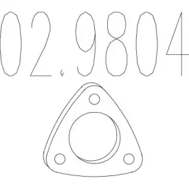 Прокладка, труба выхлопного газа MTS купить