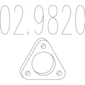 Прокладка, труба выхлопного газа MTS купить