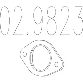 Прокладка, труба выхлопного газа MTS купить