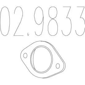 Прокладка, труба выхлопного газа MTS купить