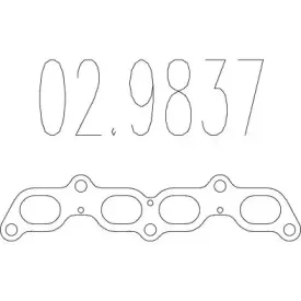 Прокладка, труба выхлопного газа MTS купить