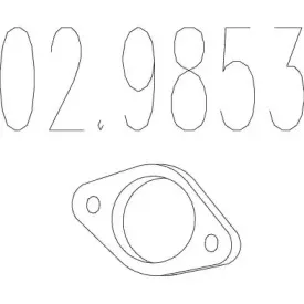 Прокладка, труба выхлопного газа MTS купить