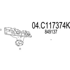 Труба выхлопного газа MTS купить