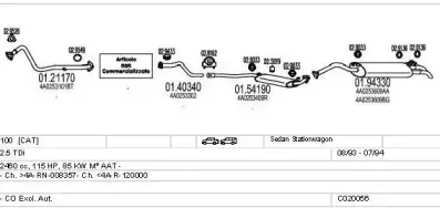 Система выпуска ОГ MTS купить