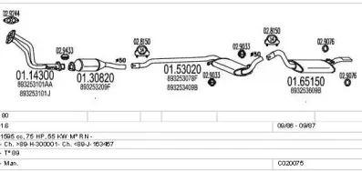 Система выпуска ОГ MTS купить