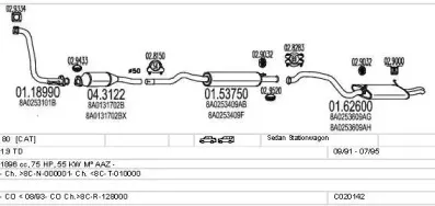 Система выпуска ОГ MTS купить