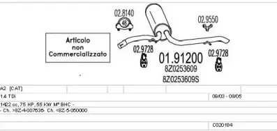 Система выпуска ОГ MTS купить