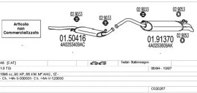 Система выпуска ОГ MTS купить