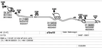 Система выпуска ОГ MTS купить