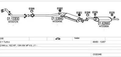 Система выпуска ОГ MTS купить