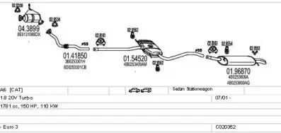 Система выпуска ОГ MTS купить