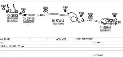 Система выпуска ОГ MTS купить
