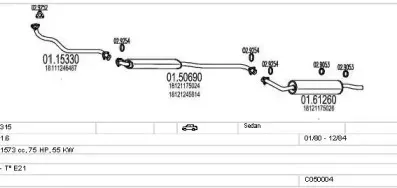 Система выпуска ОГ MTS купить