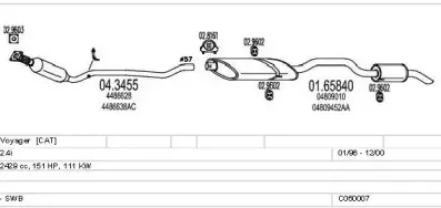 Система выпуска ОГ MTS купить