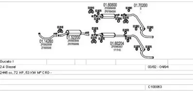 Система выпуска ОГ MTS купить