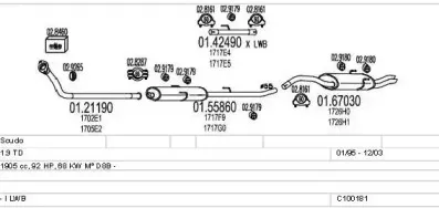 Система выпуска ОГ MTS купить