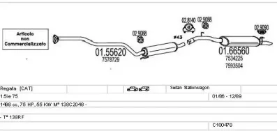 Система выпуска ОГ MTS купить
