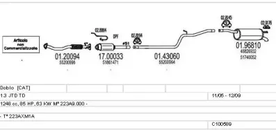 Система выпуска ОГ MTS купить