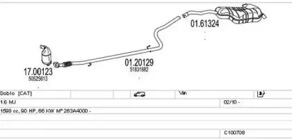 Система выпуска ОГ MTS купить