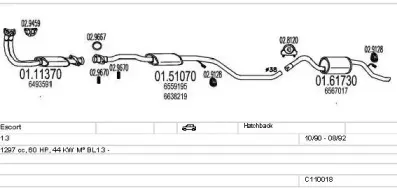 Система выпуска ОГ MTS купить