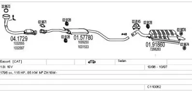Система выпуска ОГ MTS купить